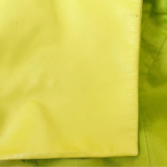 Layfayette 148 New York Leather Fitted Blazer Jacket Butter Soft Size 4 - Picture 8 of 8